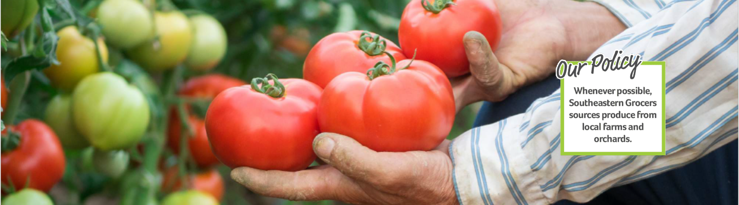 Fresh Produce Sourced From Local Farmers